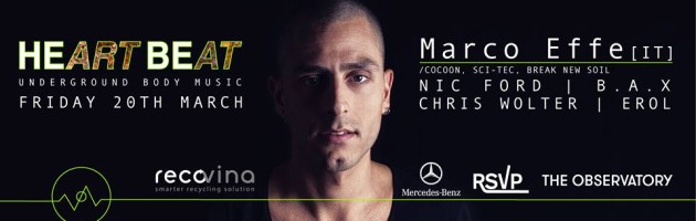 Marco Effe – Q&A – 20 March @the Observatory